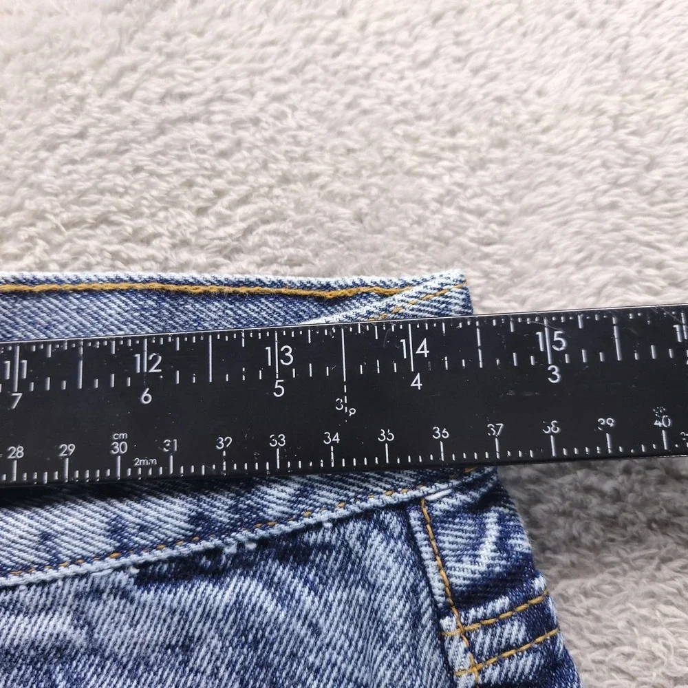 VTG Levis 501 Jeans Mens 31x34 Blue Regular Straight Acid Wash Made In USA 90s